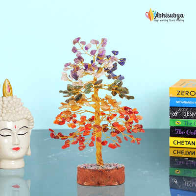 Lapis Lazuli, Bonsai Tree - Crystal Tree - Balancing Stones - Artificial Trees - Handmade Decorative Accessories - Chakra Tree - Desk Plants for Women Office - Home Gifts, Gem Tree, Desk Gifts