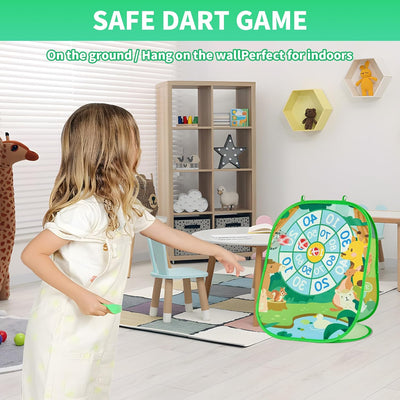 Bean Bag Toss Game, Foldable Portable Corn Hole Board, Indoor Outdoor Toy for Toddlers 3-8 Year Old Boys Girls, Kids Toys for Backyard Beach Lawn Birthday Party and Gift