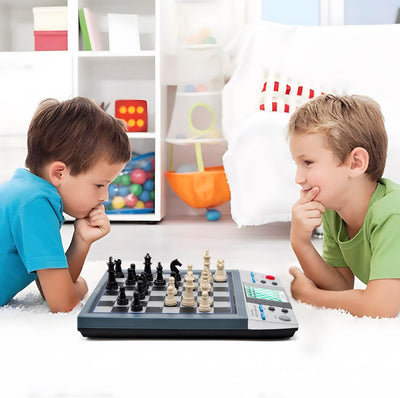Electronic Talking Chess Computer Set, 8-in-1 System with 100 Programs Helps Kids and Adults Sharpen Their Chess Skills for Kids, Adults, and Enthusiasts of All Ages