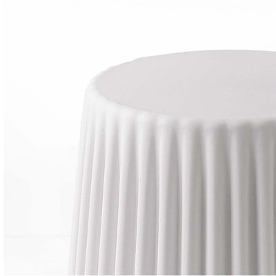 ArtissIn 2x Bar Stools Cupcake Plastic Foot Stool White