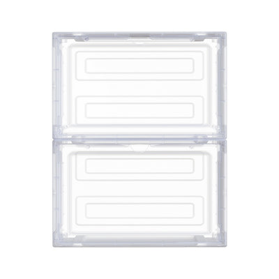 Artiss Shoe Box Rack DIY Set of 2 Stackable Magnetic Door