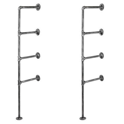 Artiss Floating DIY Pipe Shelf Metal Brackets Set of 2