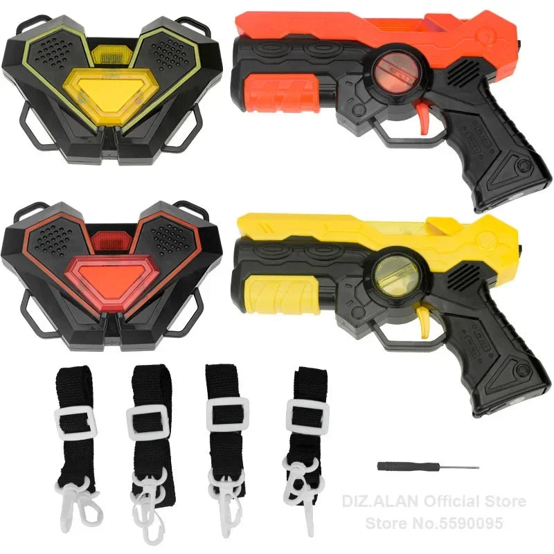 Infrared Toy Guns Play Set kids Laser Tag Battle Game Laser Strike Ele