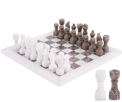 Handmade Marble Tournament Full Chess Game Set