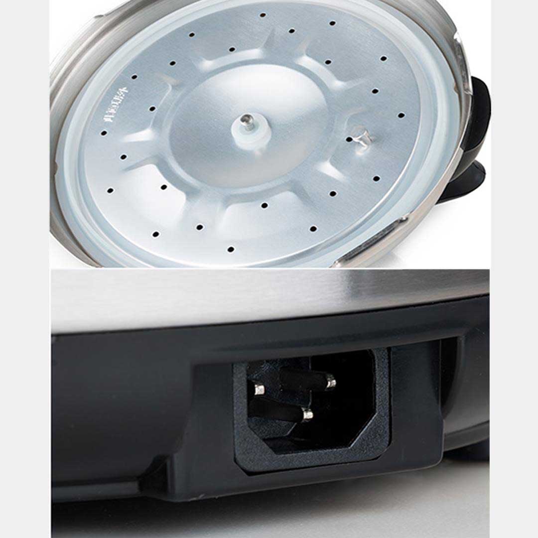 SOGA 2X Electric Stainless Steel Pressure Cooker 8L 1600W Multicooker 16