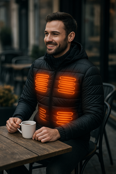 HeatGlide™ Lightweight Heated Jacket with 9 Heating Zones – Built for Australian Outdoors
