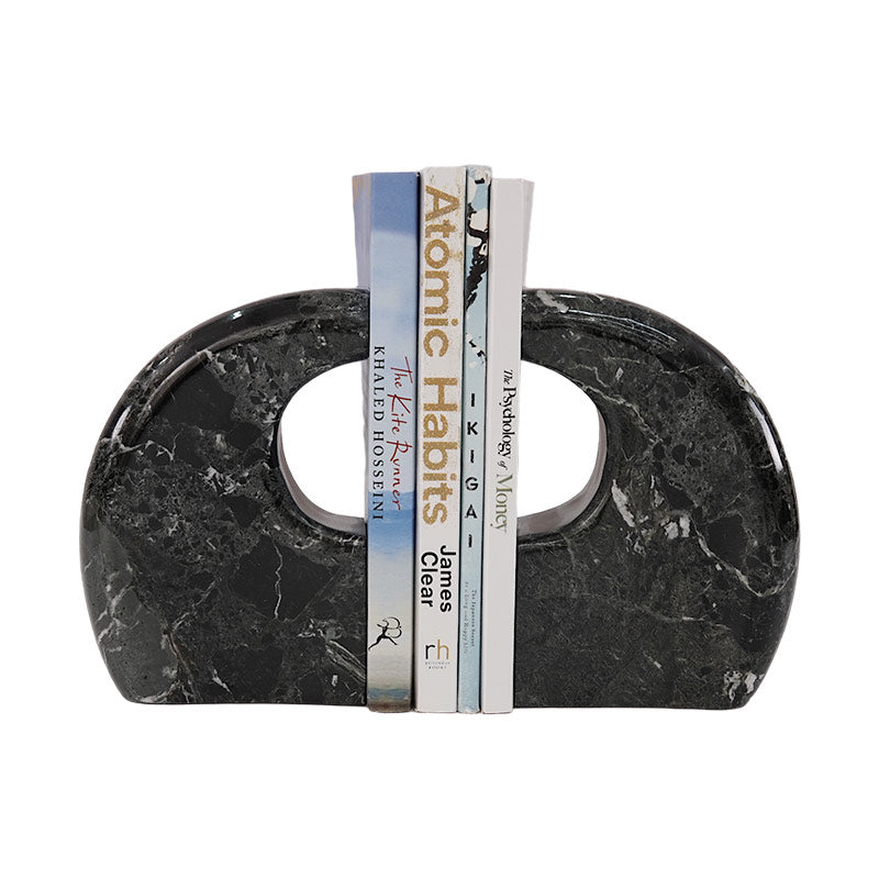 Sql Bookends Marble Curve Bookend