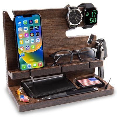 Personalized docking station,perfect for Birthday gift for best friend,Gift for men on valentine s day,Cool gift for dad and Fathers gift