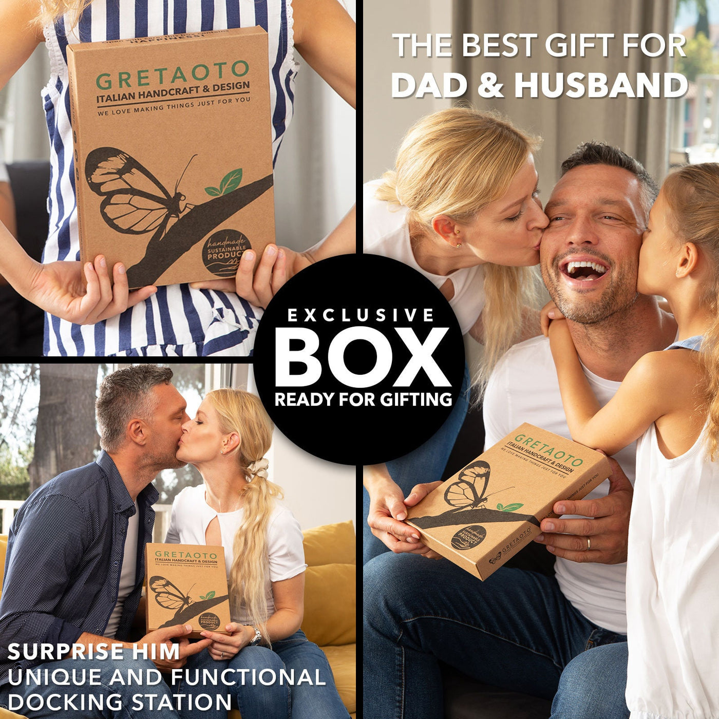 Personalized docking station,perfect for Birthday gift for best friend,Gift for men on valentine s day,Cool gift for dad and Fathers gift