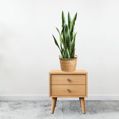 SOGA 4X 97cm Sansevieria Snake Artificial Plants with Black Plastic Planter Greenery, Home Office Decor