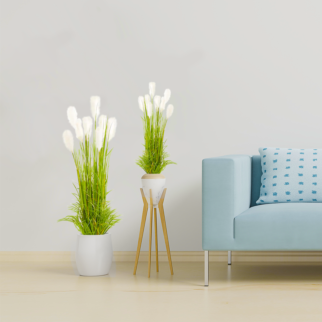 SOGA 4X 120cm Nearly Natural Plume Grass Artificial Plant