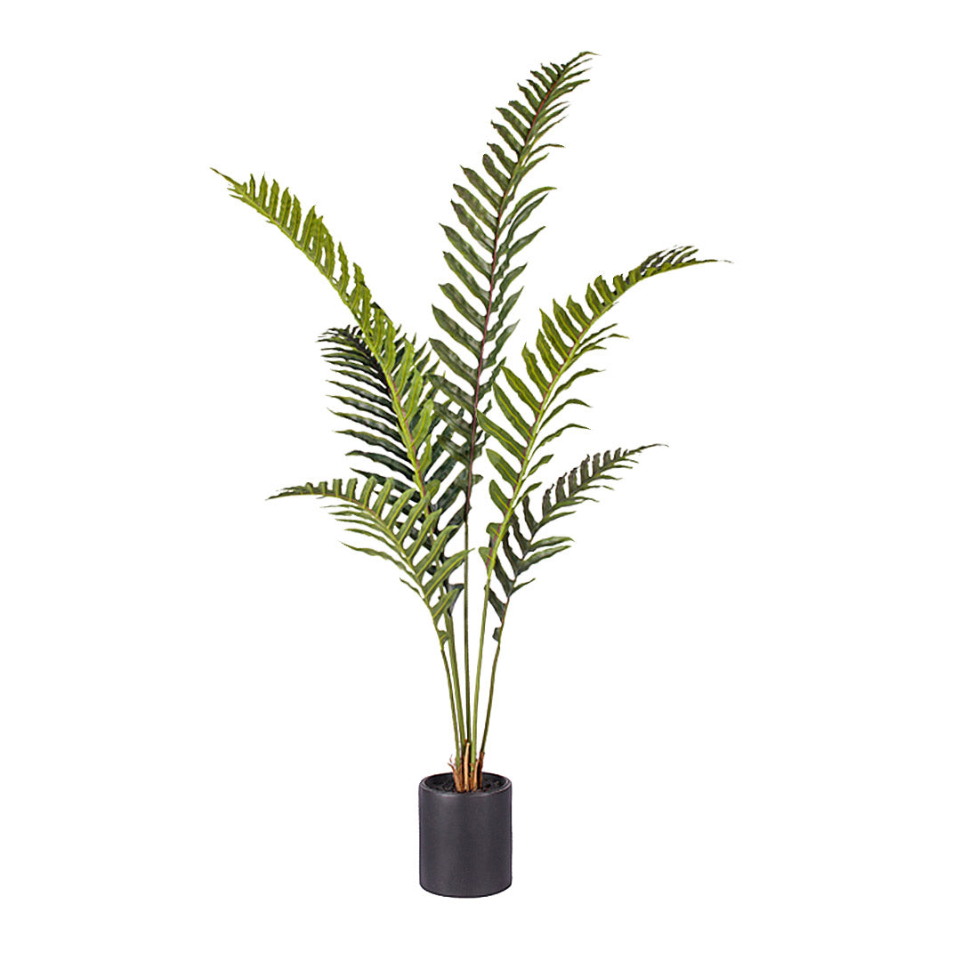 SOGA 150cm Artificial Green Rogue Hares Foot Fern Tree Fake Tropical Indoor Plant Home Office Decor