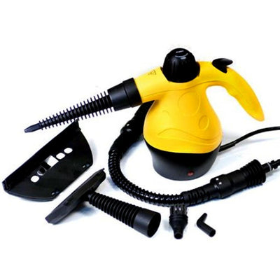 1000w Portable Handheld Handy Steam Cleaner Floor Carpet Steamer Washer Pressure Yellow