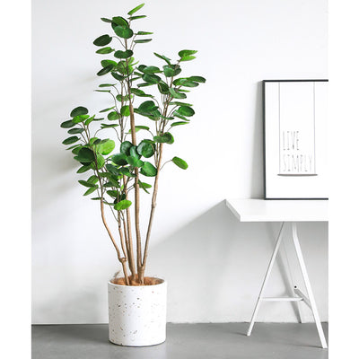 SOGA 2X 150cm Green Artificial Indoor Pocket Money Tree Fake Plant Simulation Decorative