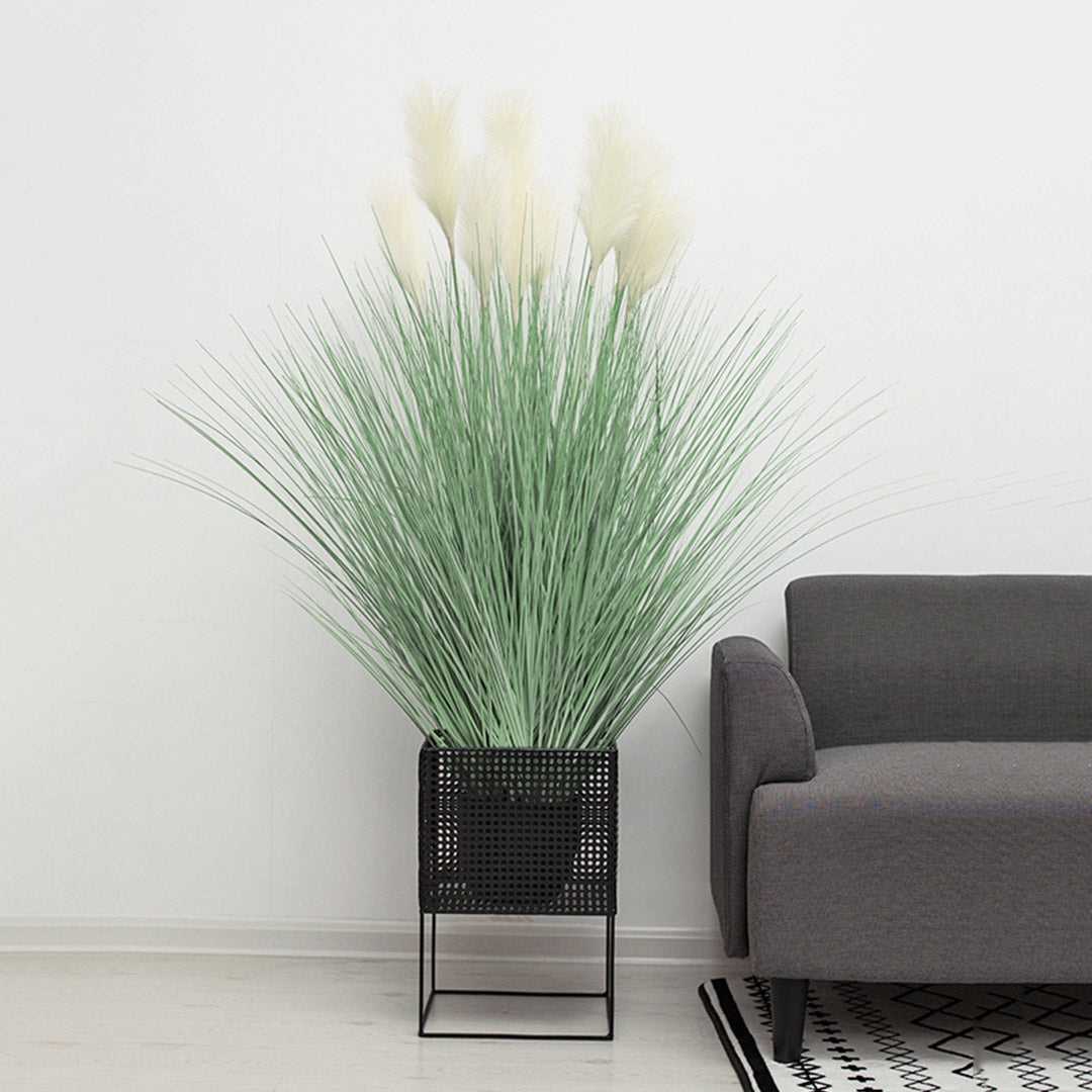 SOGA 2X 137cm Green Artificial Indoor Potted Bulrush Grass Tree Fake Plant Simulation Decorative