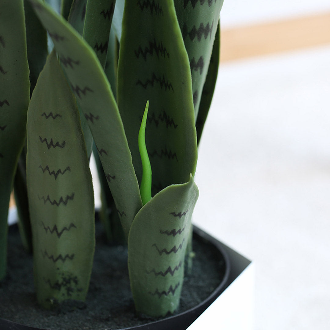 SOGA 2X 95cm Artificial Indoor Snake Sansevieria Plant Fake Decoration Tree Flower Pot