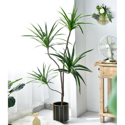 SOGA 2X 180cm Green Artificial Indoor Brazlian Iron Tree Fake Plant Decorative 4 Heads