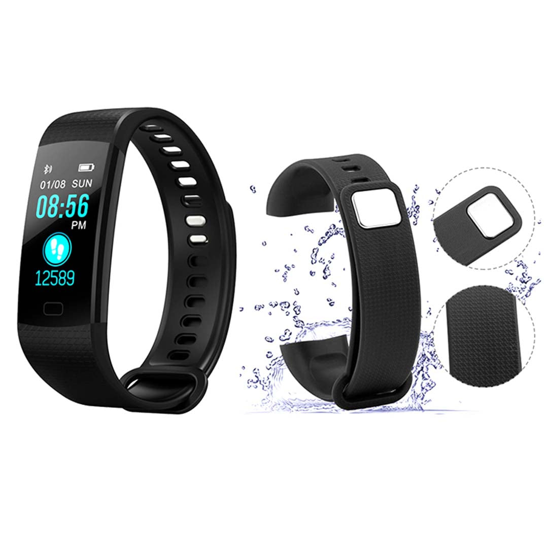 SOGA 2X Sport Smart Watch Health Fitness Wrist Band Bracelet Activity Tracker Purple