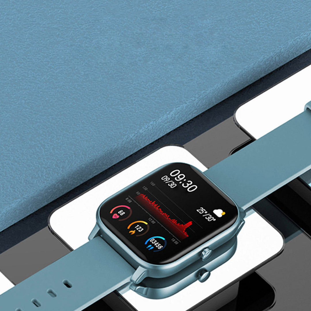 SOGA 2X Waterproof Fitness Smart Wrist Watch Heart Rate Monitor Tracker P8 Blue