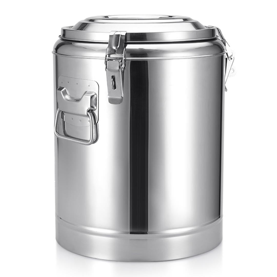 SOGA 35L Stainless Steel Insulated Stock Pot Dispenser Hot & Cold Beverage Container