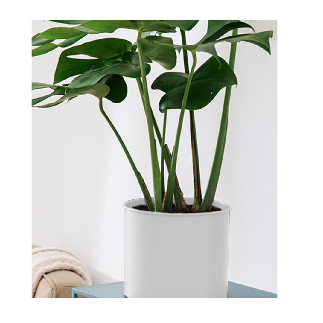 SOGA 2X 80cm Tripod Flower Pot Plant Stand with White Flowerpot Holder Rack Indoor Display