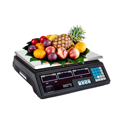 SOGA 2X 40kg Digital Commercial Kitchen Scales Shop Electronic Weight Scale Food White
