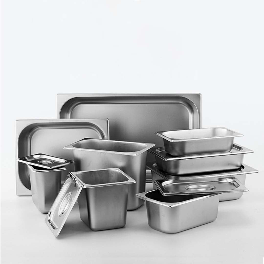 SOGA 6X Gastronorm GN Pan Full Size 1/2 GN Pan 20cm Deep Stainless Steel Tray