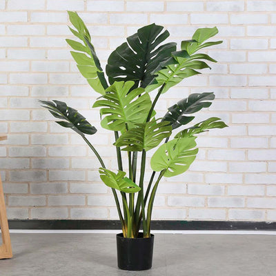 SOGA 2X 80cm Artificial Indoor Potted Turtle Back Fake Decoration Tree Flower Pot Plant