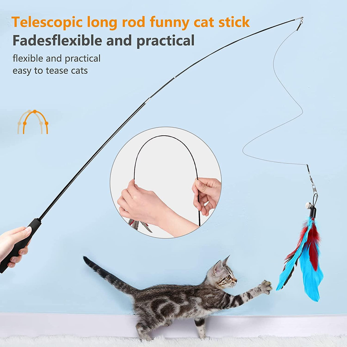 Feather Teaser Cat Toy