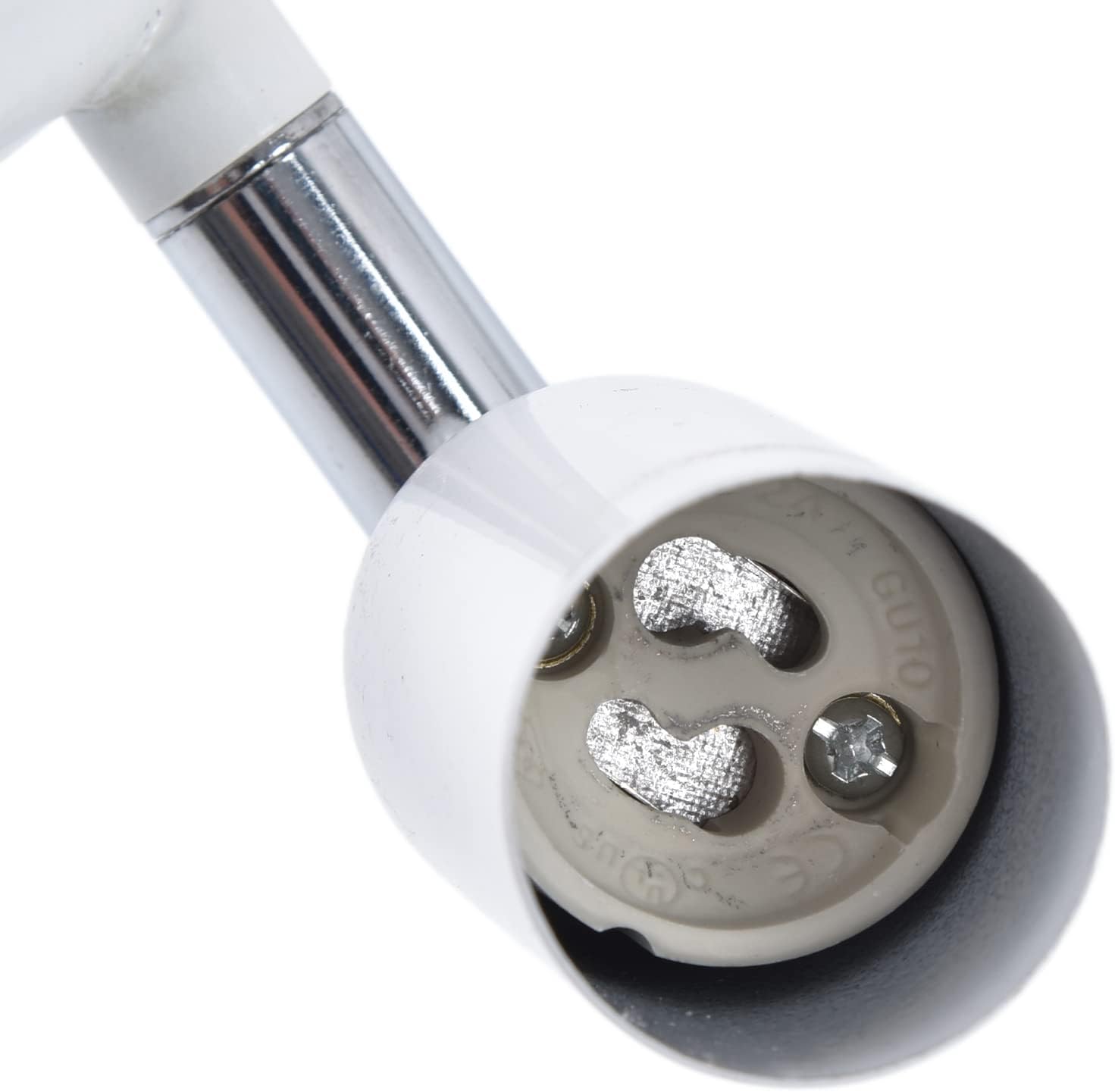 Spotlight Socket Types 6 Way Ceiling Spotlight GU10 Base Socket, Track Lighting Kit Rotatable