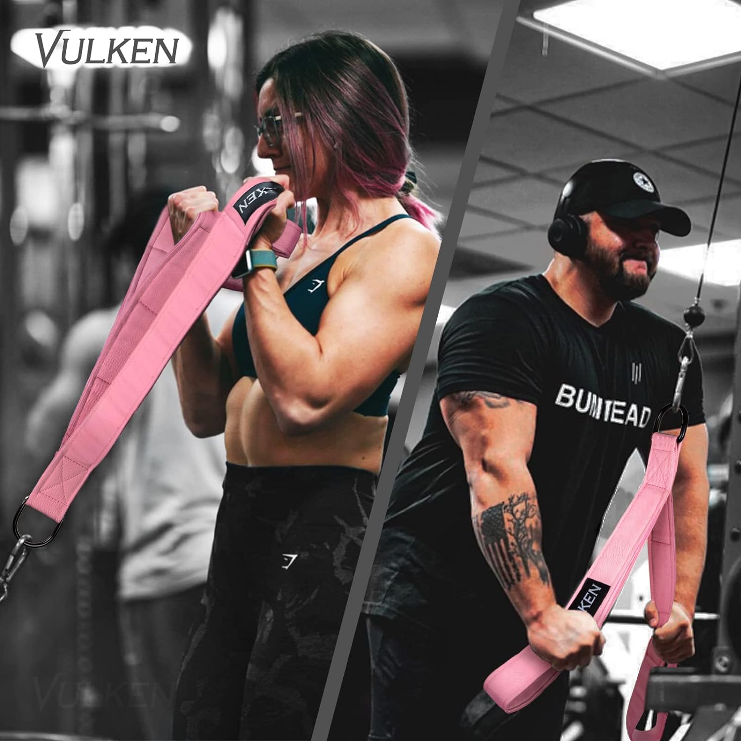 Vulkan Rope Attachment Vulken Tricep Rope - Dual Lengths for Versatile Training
