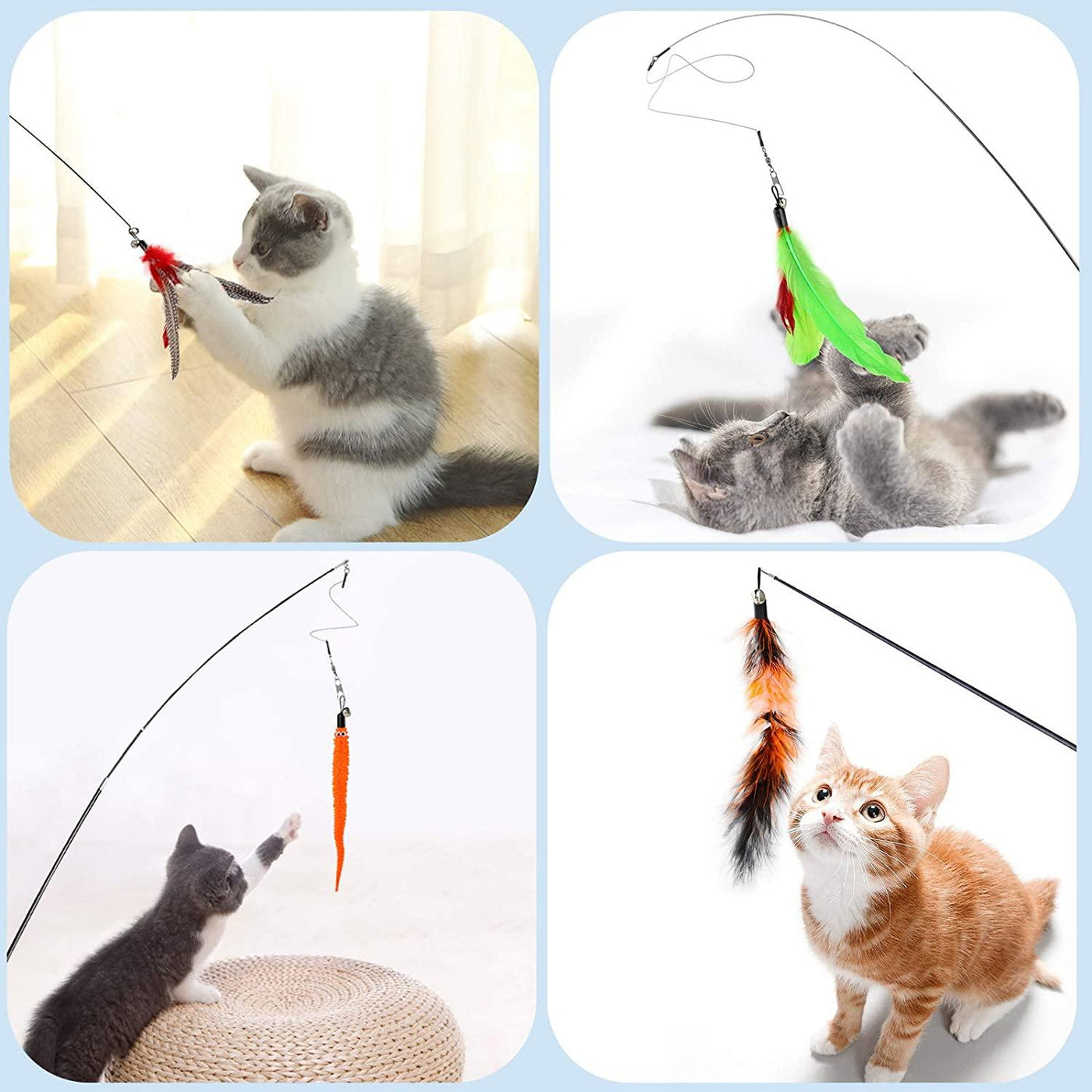 Feather Teaser Cat Toy