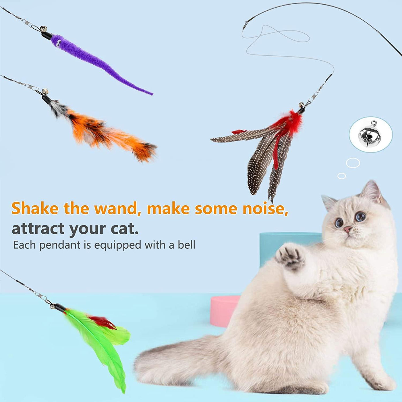 Feather Teaser Cat Toy