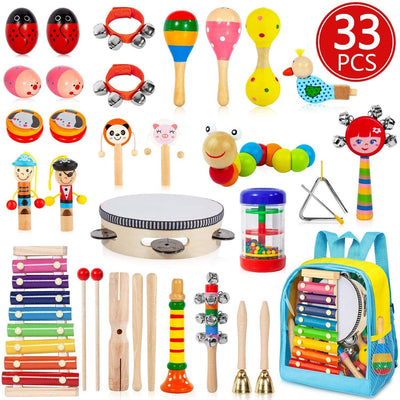 Kid's Wooden Percussion Toys