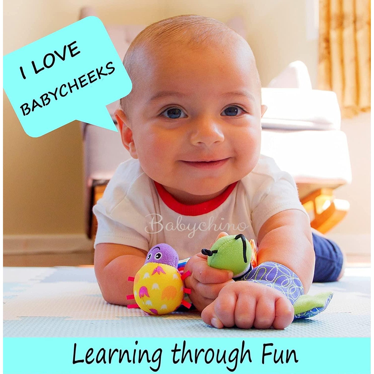 Babycheeks BabyCheeks Wrist Rattle & Foot Finder Socks