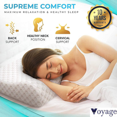 Voyage Memory Foam Supportive Bed Pillow