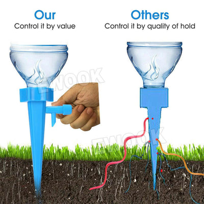 24x Automatic Self Watering Spikes System Garden Home Plant Pot Water Tools Kit