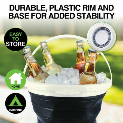 Collapsible 10L Bucket Space Saver Laundry Cleaning